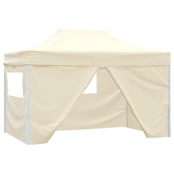 vidaXL Carpa de Fiesta Crema 291 x 431 x 315 cm Tela Oxford