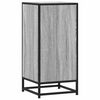 vidaXL Aparador madera ingenier&iacute;a y metal gris Sonoma 35,5x35x76 cm