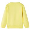Sudadera infantil amarillo claro 116