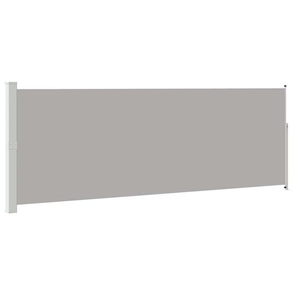 vidaXL Toldo lateral retr&aacute;ctil 160x500 cm gris