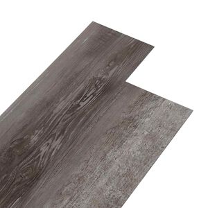 vidaXL Laminas de Suelo de PVC Autoadhesivas Madera a Rayas