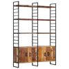 vidaXL Estanter&iacute;a de 4 niveles madera maciza reciclada 124x30x180 cm