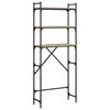 vidaXL Estanter&iacute;a lavadora madera ingenier&iacute;a roble Sonoma 67x25x163 cm