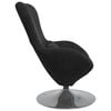 vidaXL Sill&oacute;n huevo Negro Terciopelo