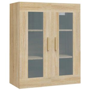 vidaXL Armario colgante de pared roble Sonoma 69,5x34x90 cm