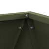 vidaXL Jardinera Verde Oliva 30 x 30 x 30 cm Acero