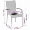 vidaXL Conjunto de Comedor de Jard&iacute;n 7 pcs Gris
