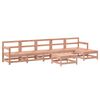 vidaXL Juego de muebles de jard&iacute;n 7 pzas madera maciza abeto Douglas