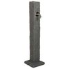 vidaXL Tanque de Jard&iacute;n Gris antracita 26 x 26 x 98 cm PE