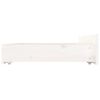vidaXL Estructura de cama con cajones doble blanco 135x190 cm