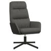 vidaXL Sill&oacute;n de relax de tela gris oscuro