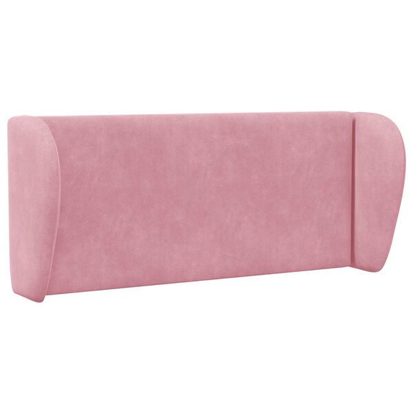 vidaXL Oreja de cabecero Rosa 40 x 23 x 6 cm Terciopelo