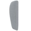 vidaXL Oreja de cabecero Gris claro 40 x 23 x 6 cm tela