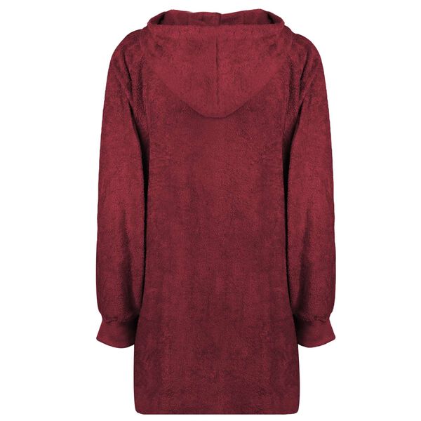vidaXL Sudadera manta KINN Rojo L Algod&oacute;n