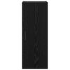 vidaXL Armario de pared Roble Negro 34,5 x 34 x 90 cm