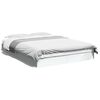 vidaXL Estructura de cama madera de ingenier&iacute;a blanca 140x200 cm