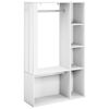 vidaXL Armario para pasillo Blanco 91 x 32 x 150,5 cm