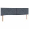 vidaXL Cama tipo Box Spring Gris oscuro 180 x 200 cm Terciopelo