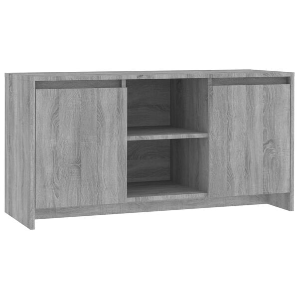 vidaXL Mueble de TV madera de ingeniería gris Sonoma 102x37,5x52,5 cm