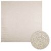 vidaXL Alfombra ZIZUR apariencia yute interior exterior crema