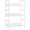 vidaXL Estanter&iacute;a de 3 niveles madera ingenier&iacute;a blanco 60x27,6x90,5cm