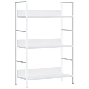 vidaXL Estanter&iacute;a de 3 niveles madera ingenier&iacute;a blanco 60x27,6x90,5cm