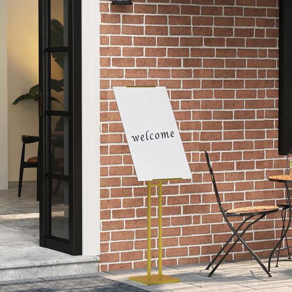 vidaXL Pantallas de Feria Dorado 26,5 x 26,5 x 150 cm Acero