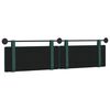 vidaXL Cabecera Colgante Liso Verde oscuro 210 x 55 x 5 cm tela
