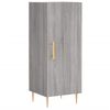 vidaXL Aparador madera de ingenier&iacute;a gris Sonoma 34,5x34x90 cm