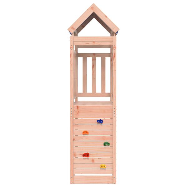 vidaXL Torre de Juego Marr&oacute;n Madera S&oacute;lida de Douglas