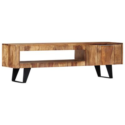 vidaXL Mueble para TV madera maciza de sheesham 140x30x40 cm