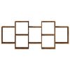 vidaXL Estanter&iacute;a de pared madera ingenier&iacute;a envejecida 159x18x65 cm