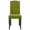 vidaXL Sillas de comedor 6 unidades de terciopelo verde claro