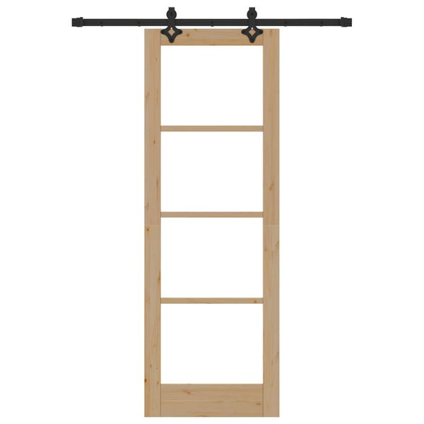 vidaXL Puerta Corredera Natural 73,5 x 211 cm