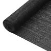 vidaXL Red de privacidad HDPE negro 3,6x50 m 75 g/m&sup2;