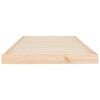 vidaXL Estructura de cama madera maciza de pino 90x200 cm