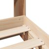 vidaXL Estructura de cama sin colchón madera maciza de pino 140x190 cm