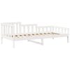 vidaXL Sof&aacute; cama madera maciza de pino blanco 80x200 cm