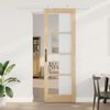 vidaXL Puerta Corredera ORKDAL Natural 78 x 232 cm