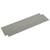 vidaXL Baldosas de suelo de moqueta 16 uds 4 m² 25x100 cm gris claro
