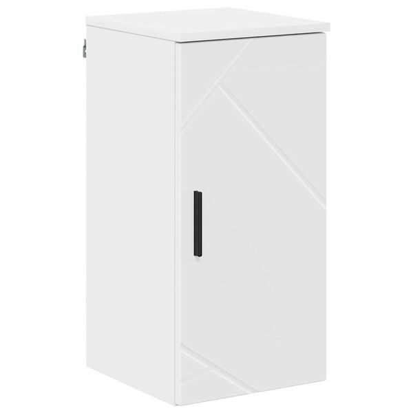 vidaXL Gabinete de Ba&ntilde;o con almacenamiento brillante 30 x 31,5 x 61 cm