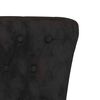 vidaXL Silla de estilo zueco Negro 56,5 x 70 x 110 cm Terciopelo