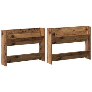vidaXL Armario Zapatero 2 uds. 80 x 18 x 60 cm Madera de ingenier&iacute;a