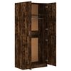 vidaXL Armario madera contrachapada color roble ahumado 90x52x200 cm
