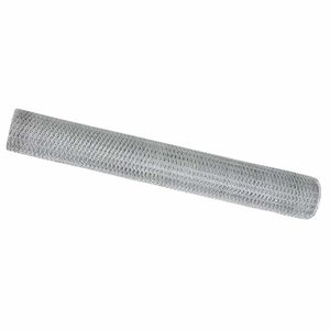 vidaXL Cerca Hexagonal Plateado 1 x 10 m Acero galvanizado