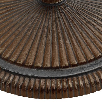 vidaXL Base de sombrilla de hierro fundido bronce 45x45x30 cm