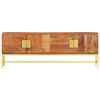vidaXL Mueble para TV de madera maciza de acacia 140x30x50 cm