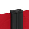 vidaXL Toldo lateral retr&aacute;ctil rojo 100x600 cm