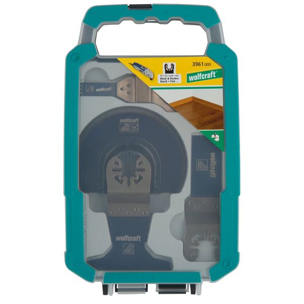 wolfcraft Accesorios de multi-herramienta oscilante 5 pzas PRO 3961000