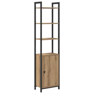 vidaXL Estanter&iacute;a para libros 6 niveles 40 x 24 x 161 cm Roble artisan